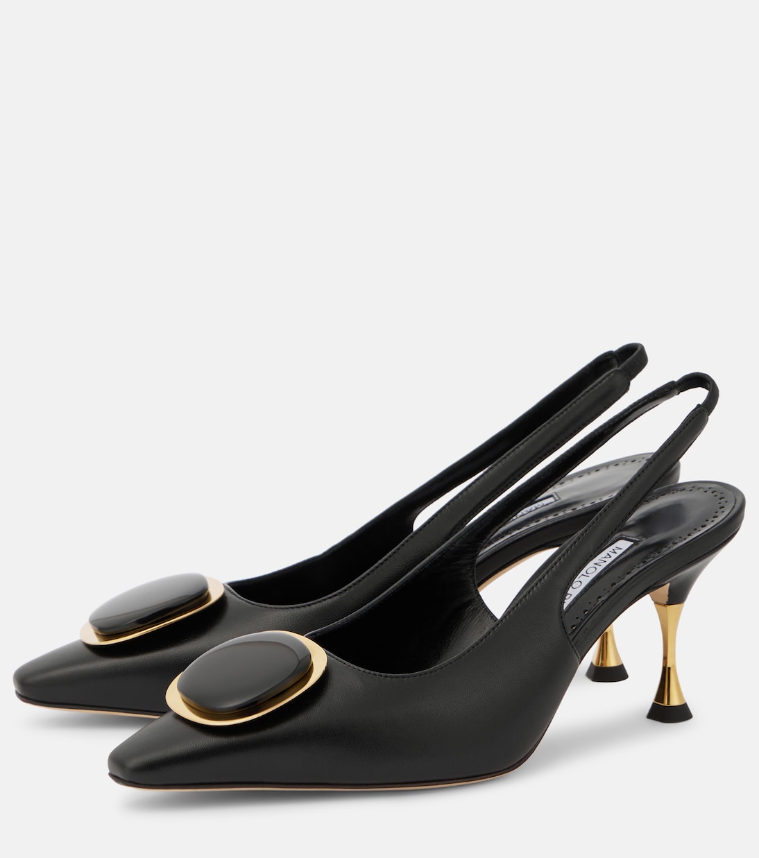 Escarpins Chiaran 70 en cuir | Manolo Blahnik