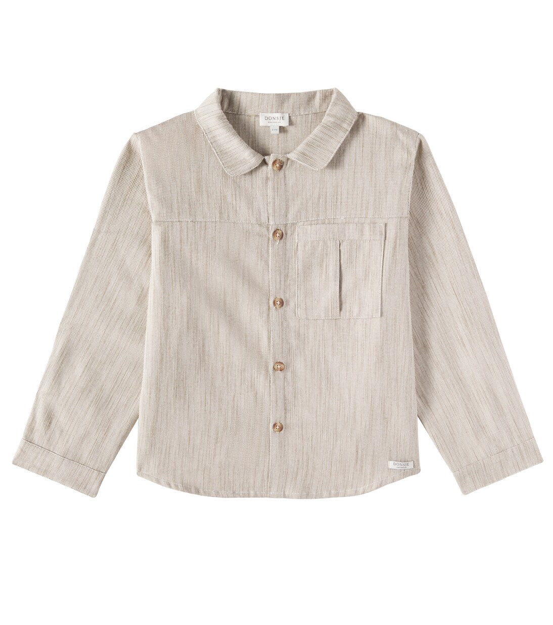 Pieter striped cotton overshirt | Donsje