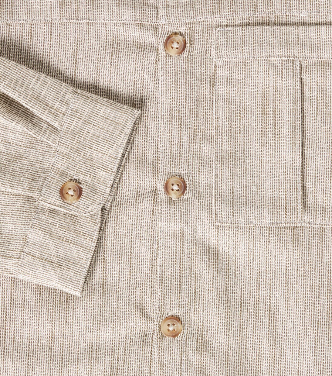 Pieter striped cotton overshirt | Donsje