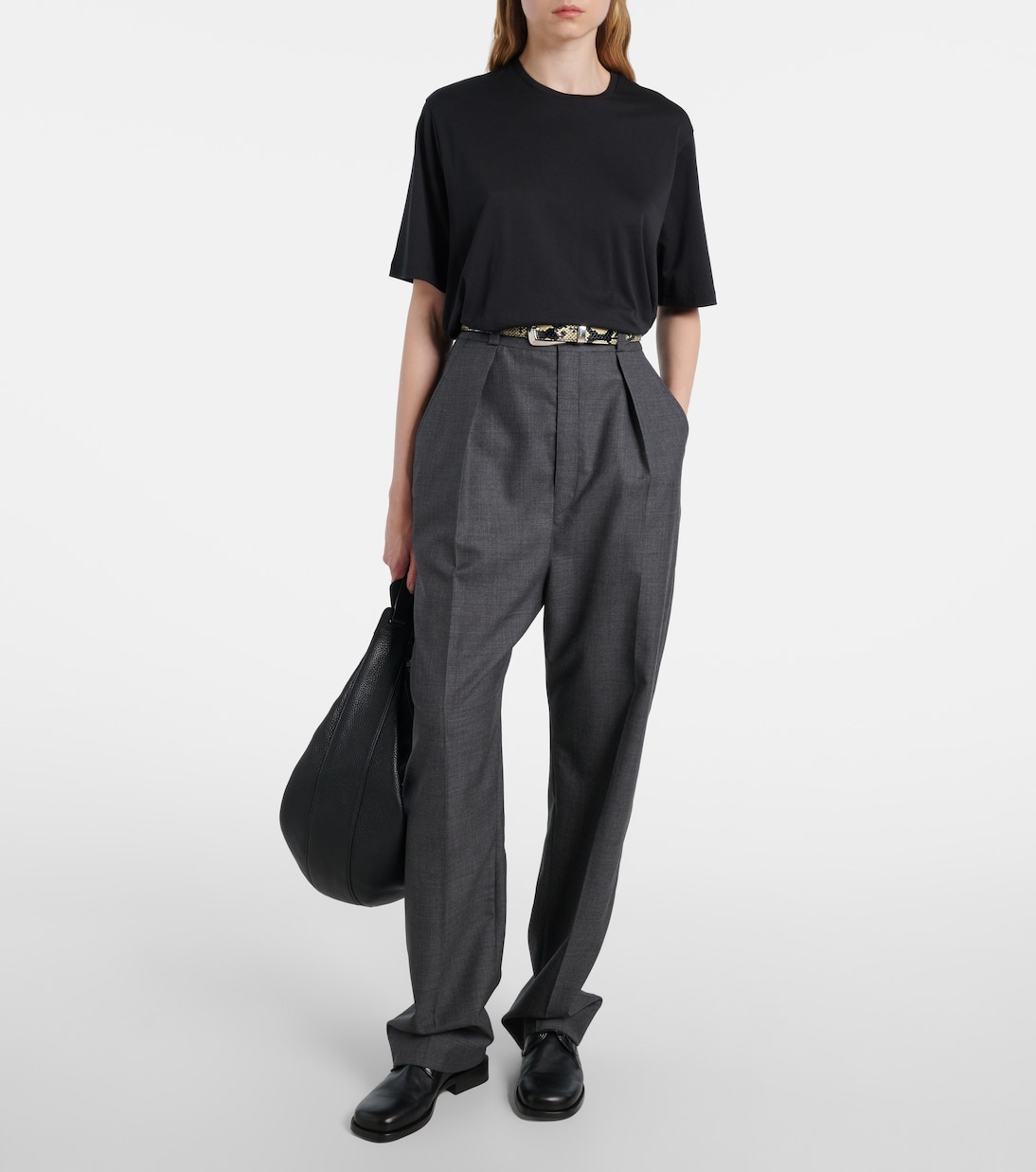 T-Shirt Harper aus Baumwoll-Jersey | The Frankie Shop