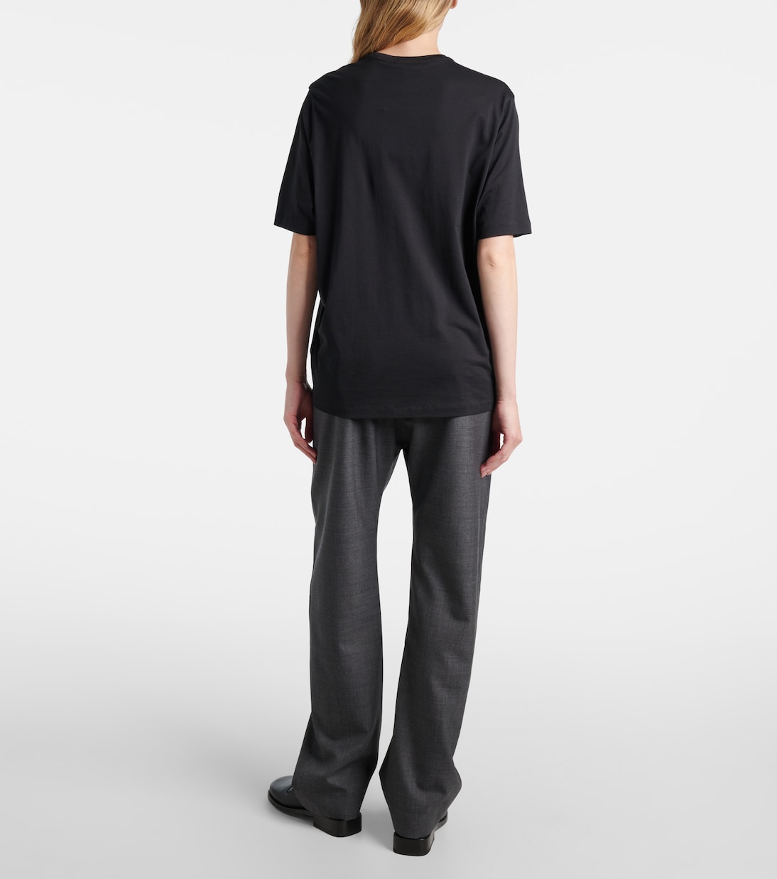 T-Shirt Harper aus Baumwoll-Jersey | The Frankie Shop