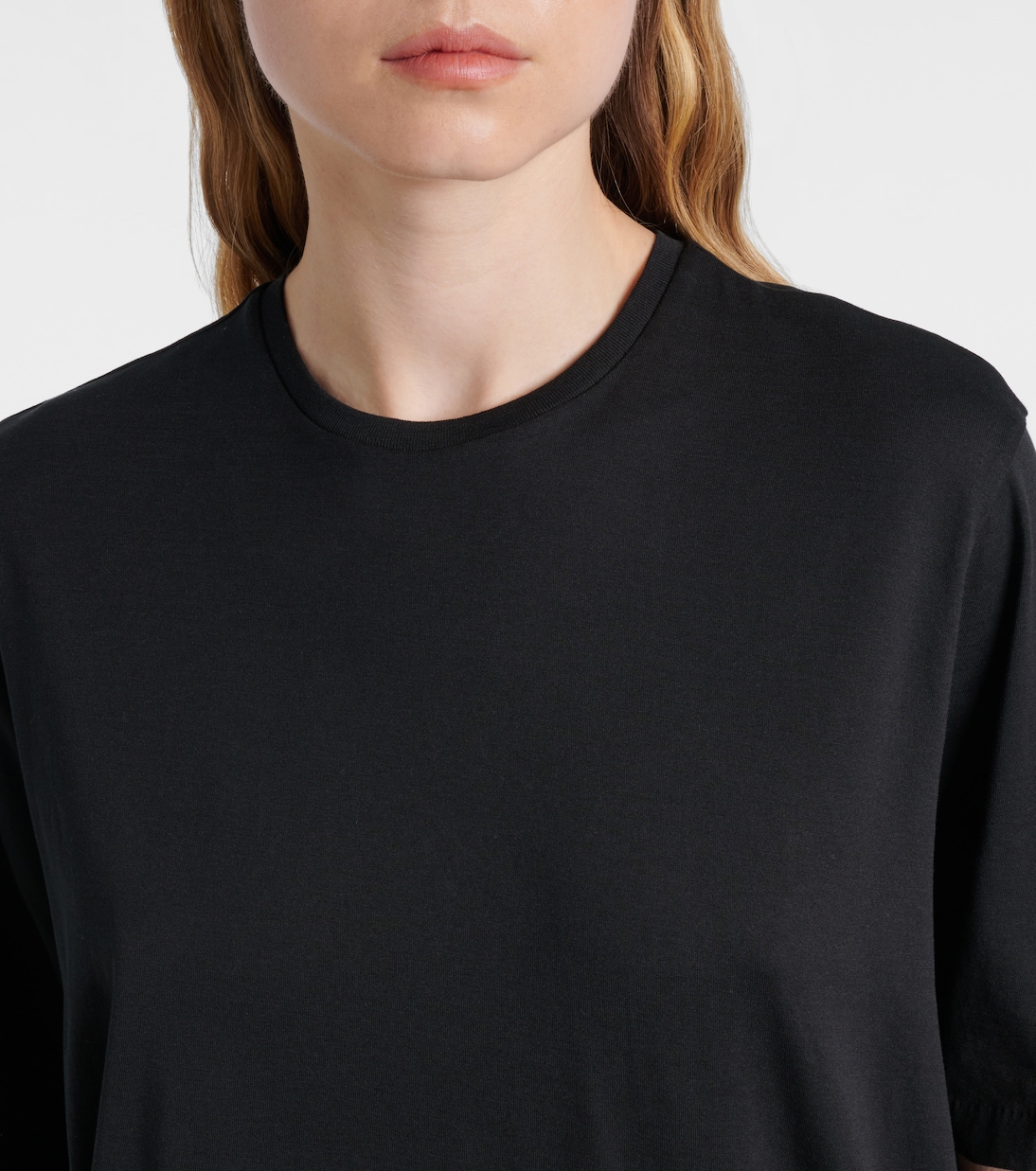 T-Shirt Harper aus Baumwoll-Jersey | The Frankie Shop