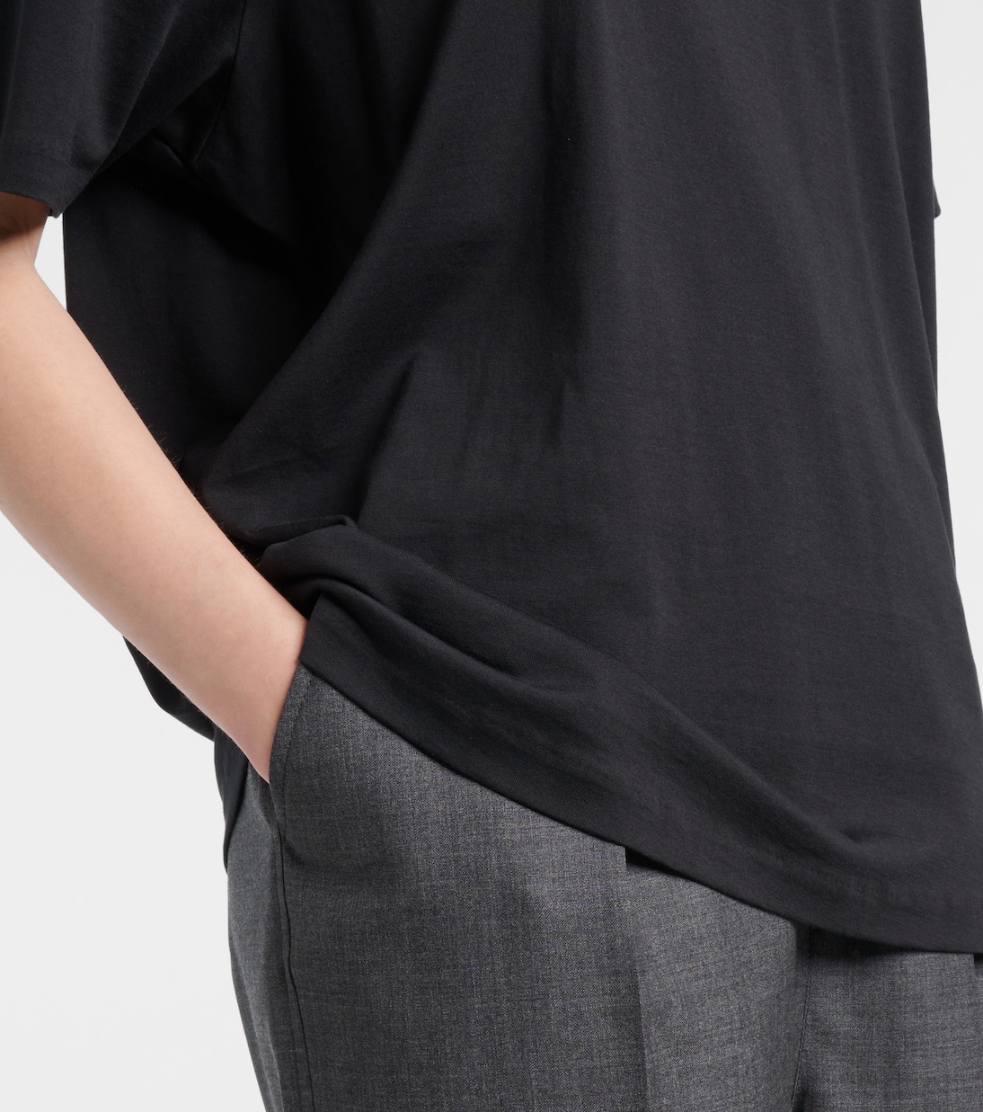 T-Shirt Harper aus Baumwoll-Jersey | The Frankie Shop