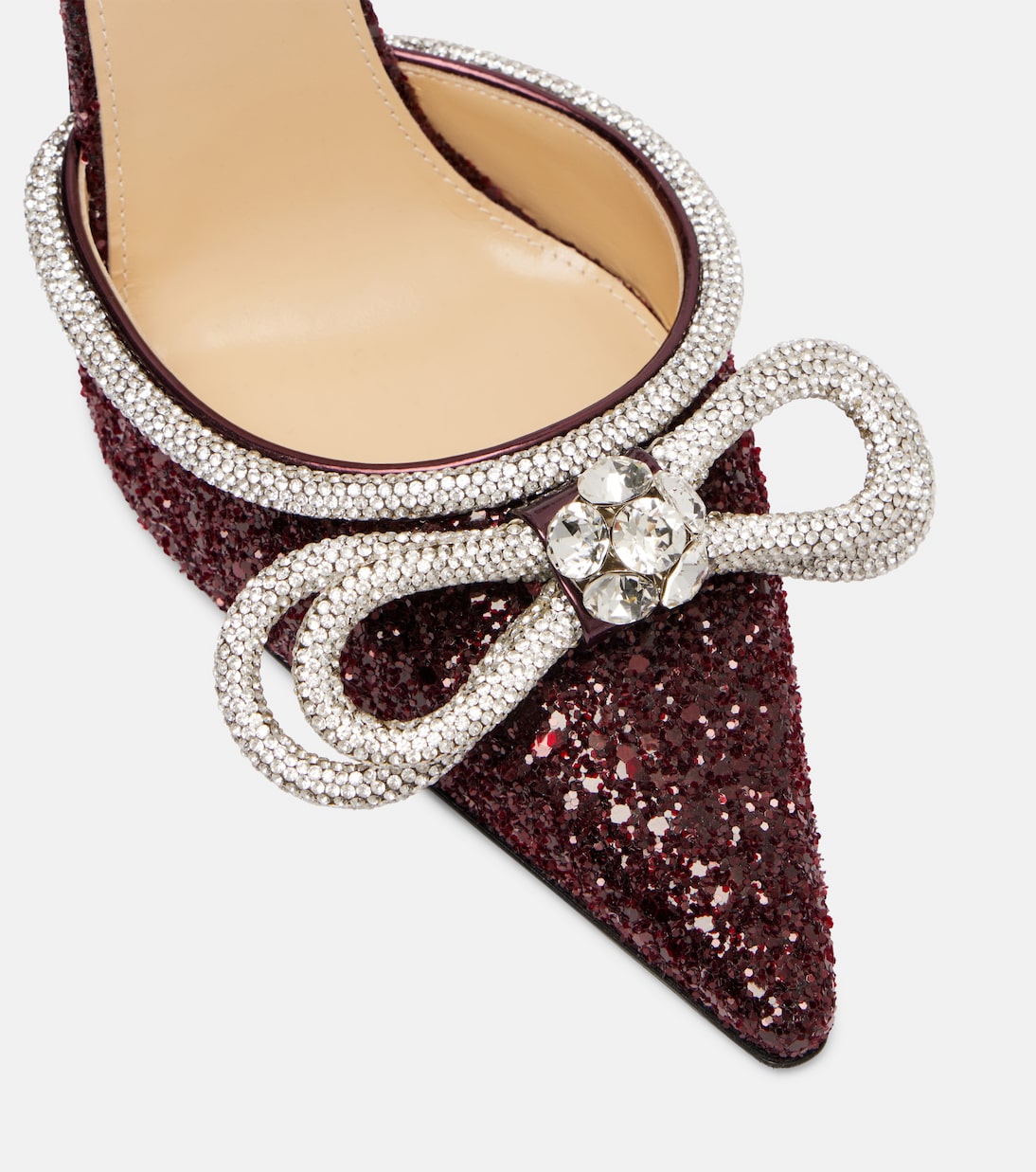 Double Bow 110 embellished pumps | Mach & Mach