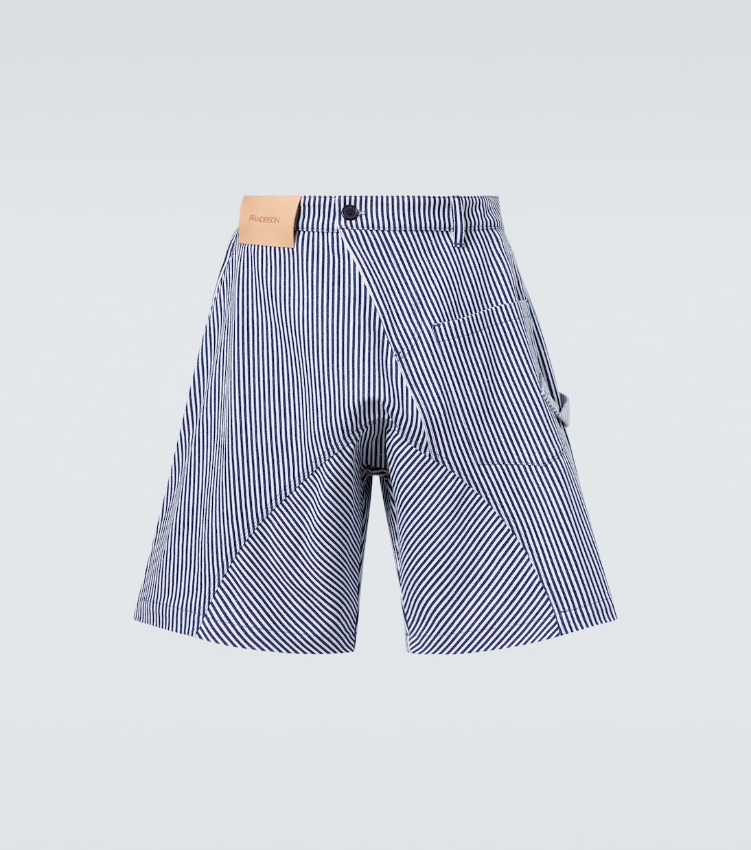 Striped cotton shorts | JW Anderson