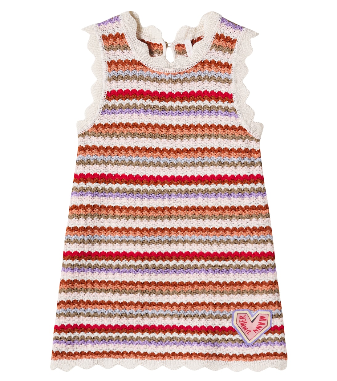 Abito Lucky in maglia a righe | Zimmermann Kids