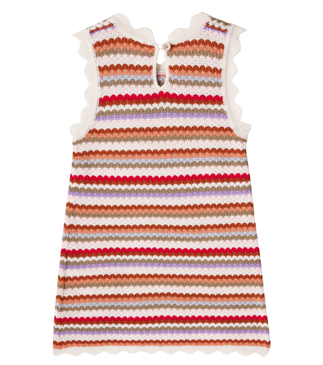 Abito Lucky in maglia a righe | Zimmermann Kids