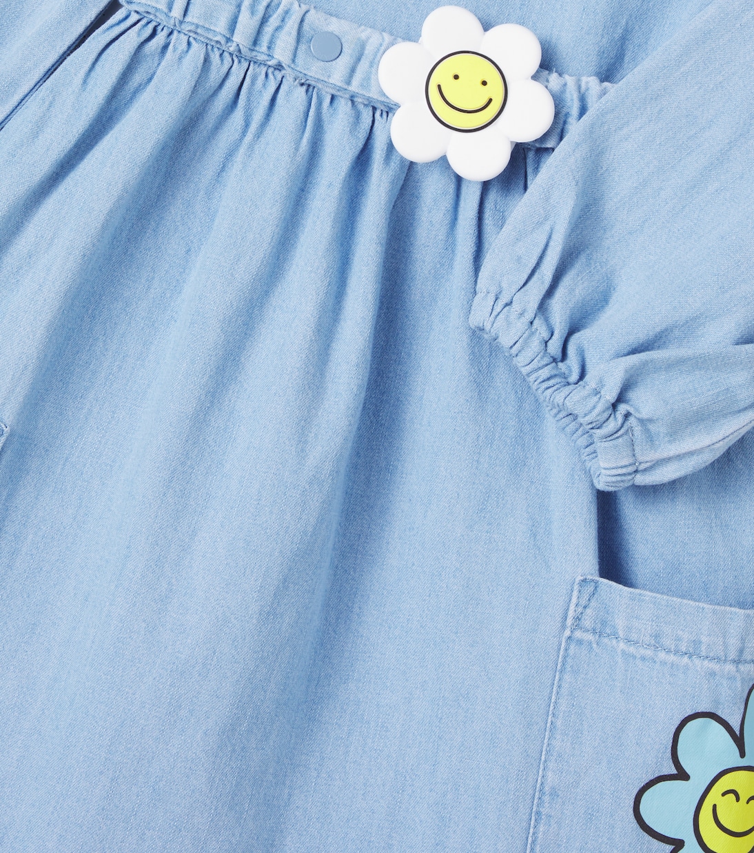 花卉钱布雷布连衣裙 | Stella McCartney Kids