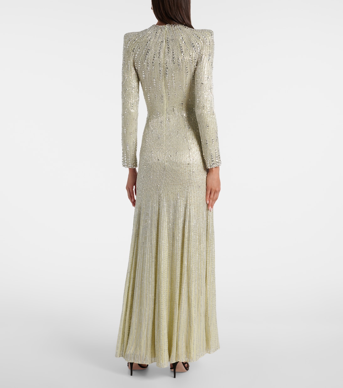 Robe longue Aurora à sequins | Jenny Packham