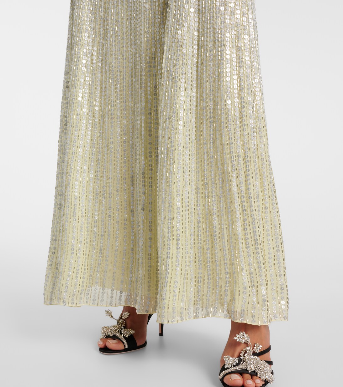 Robe longue Aurora à sequins | Jenny Packham