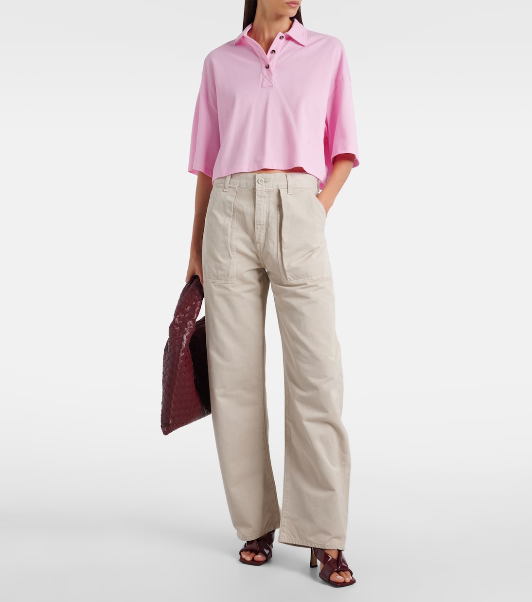 Pantalon tapered Sefton à taille haute | Agolde