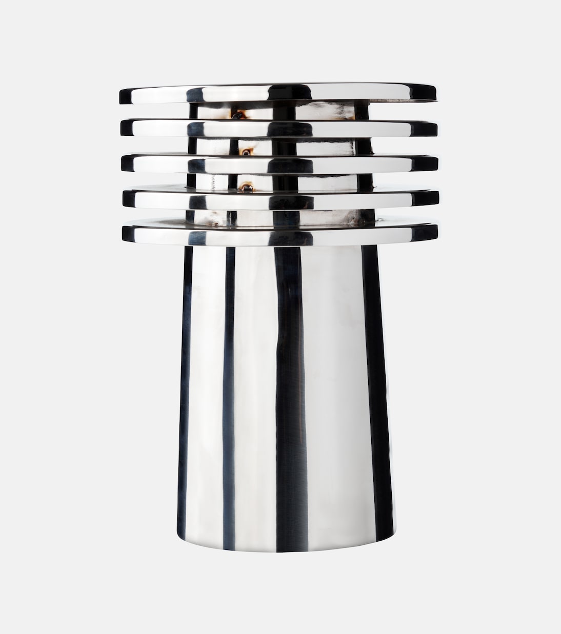 Fountain 03 stainless steel vase | Louise Roe