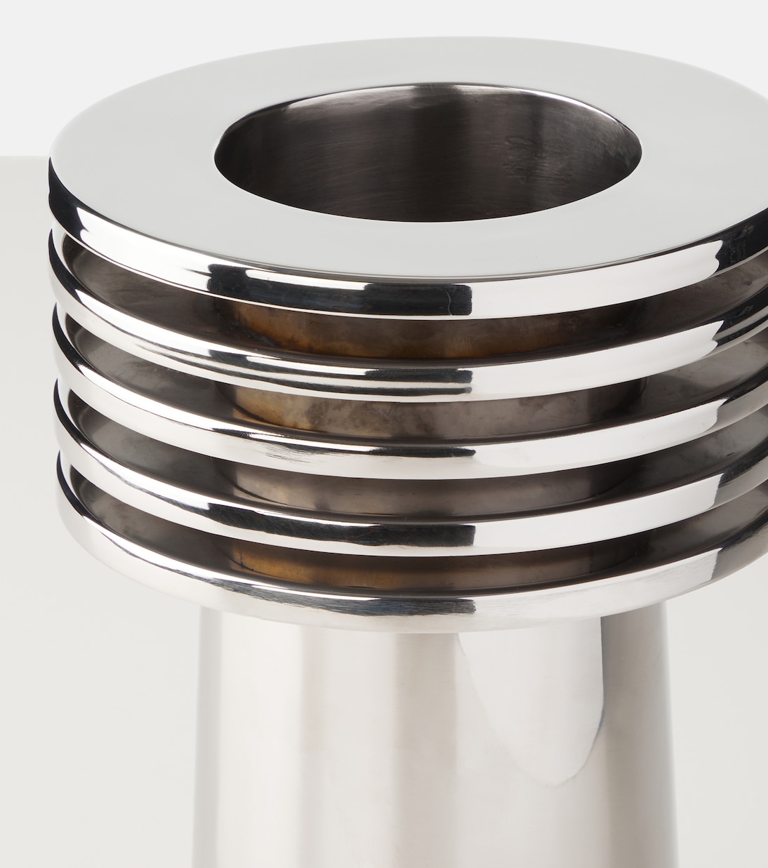 Fountain 03 stainless steel vase | Louise Roe