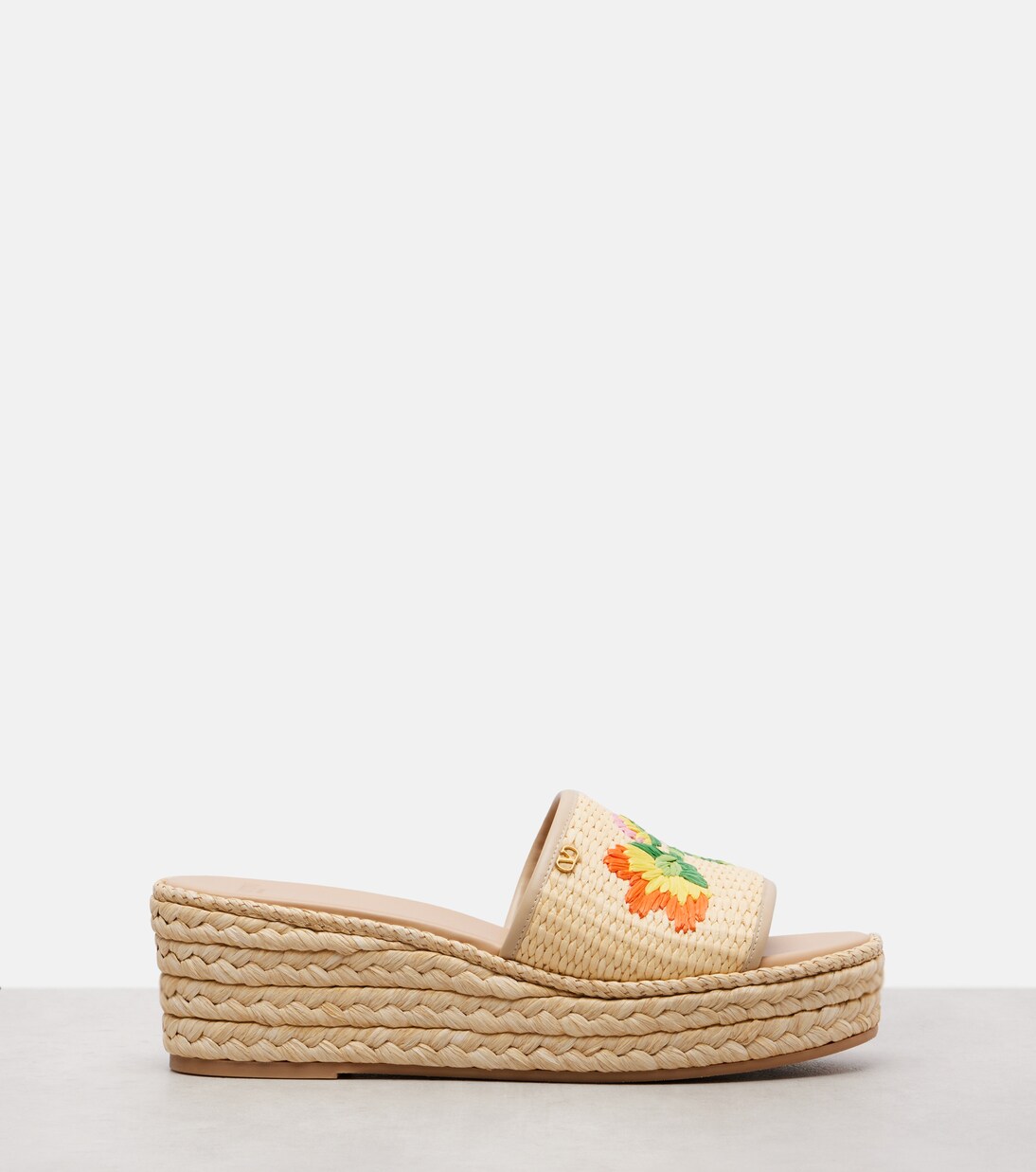 Bribri 65 raffia espadrille wedges | Valentino Garavani