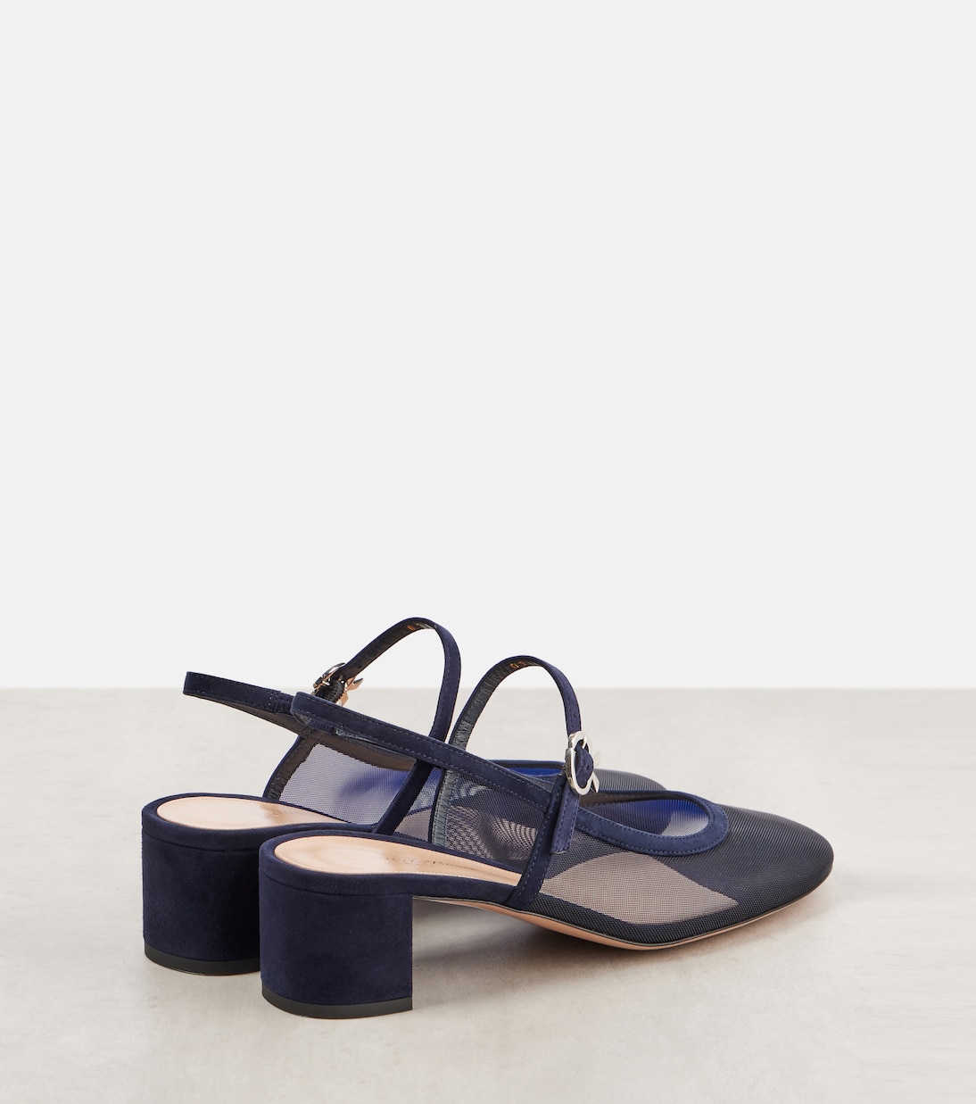 Slingback-Pumps Francoise 45 mit Veloursleder | Gianvito Rossi