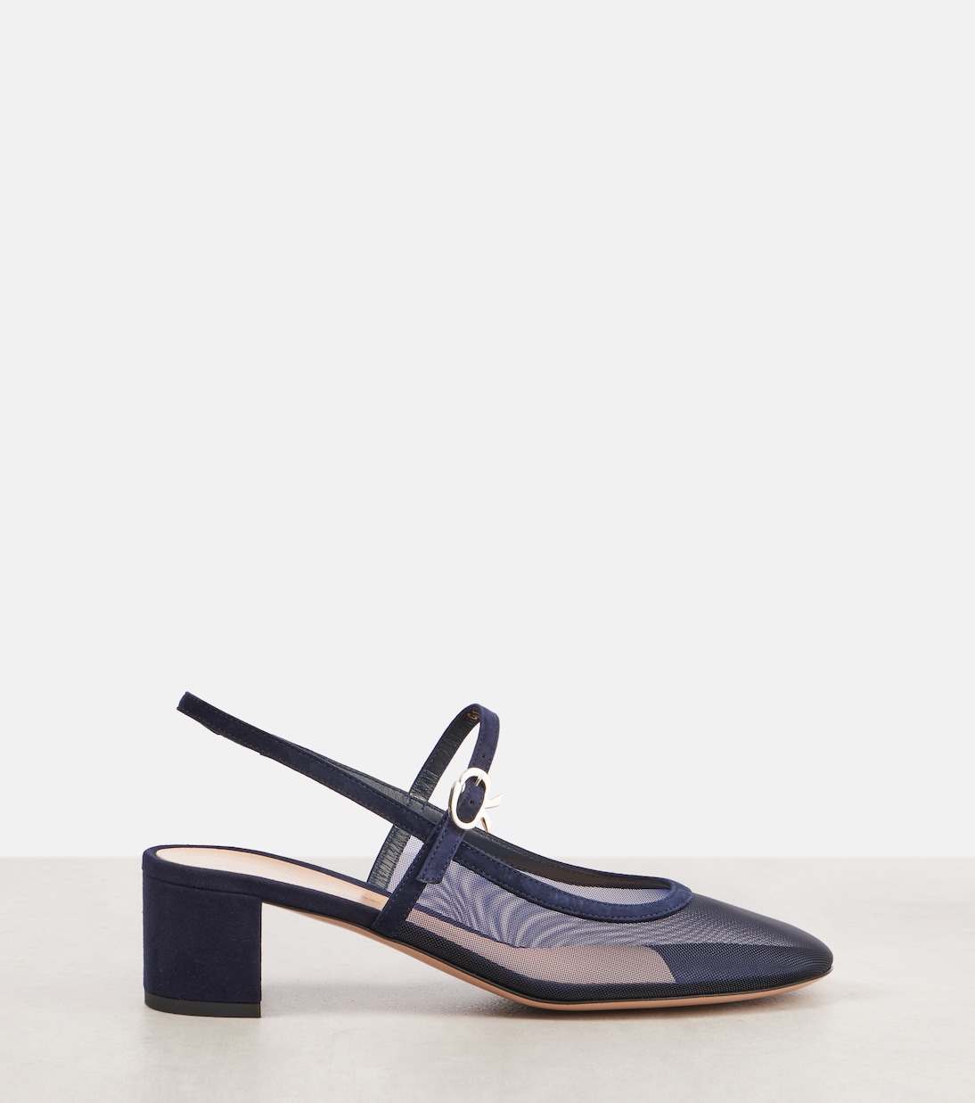 Slingback-Pumps Francoise 45 mit Veloursleder | Gianvito Rossi