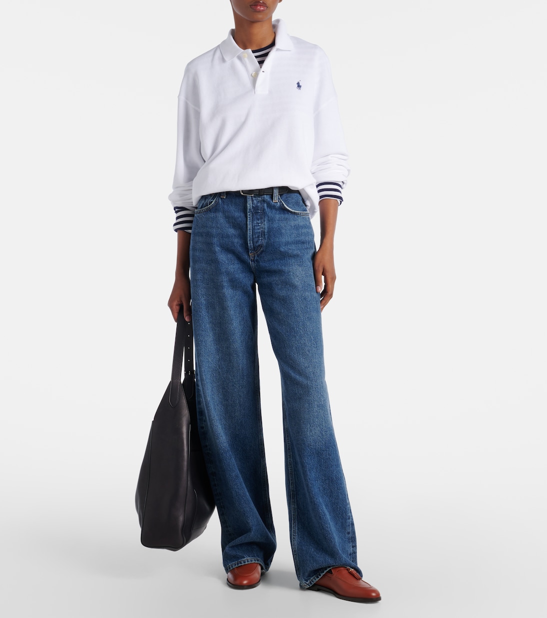 Cotton-blend polo sweater | Polo Ralph Lauren