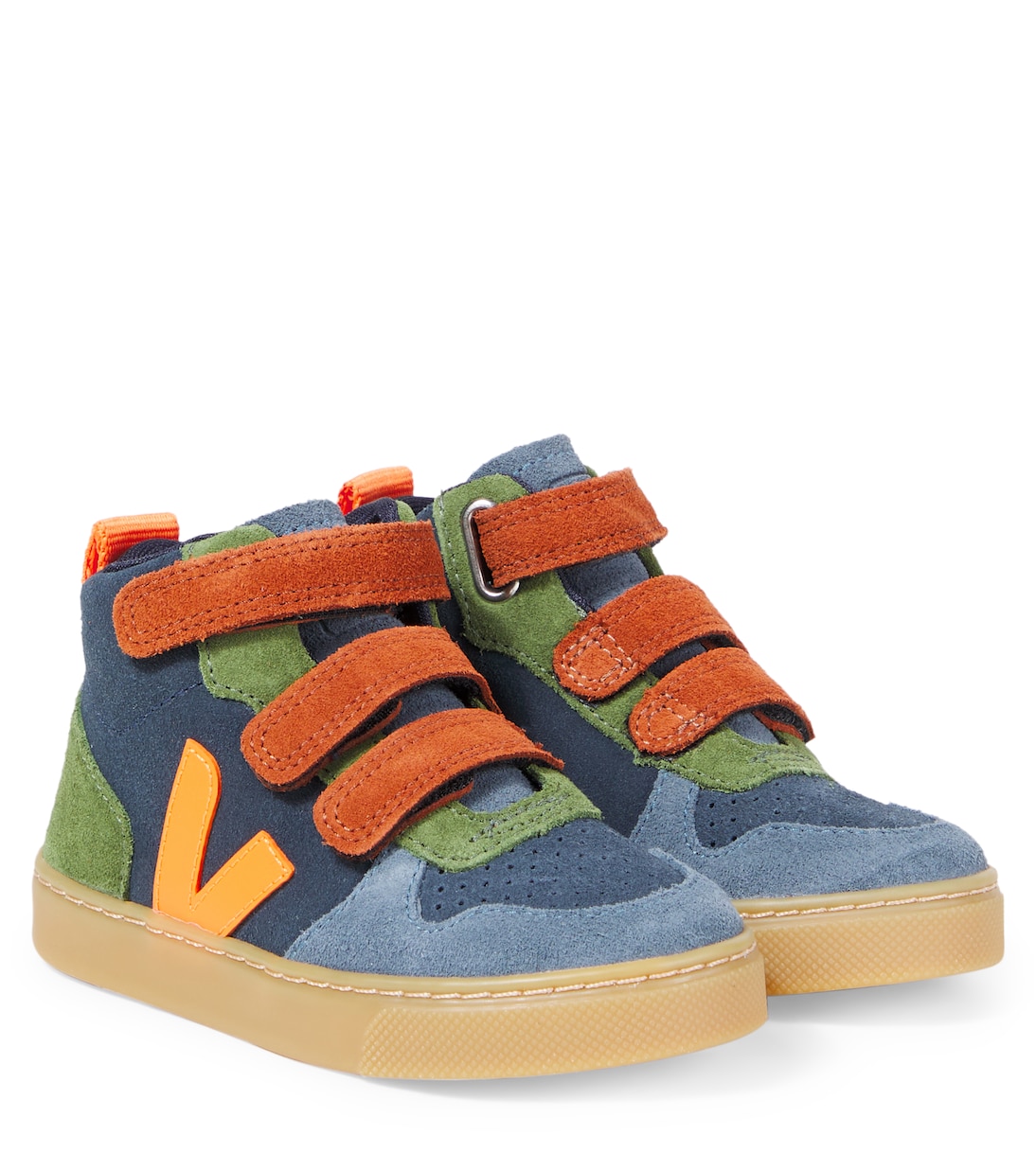 V-10 suede high-top sneakers | Veja Kids