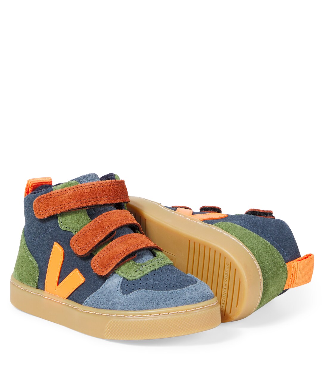 V-10 suede high-top sneakers | Veja Kids