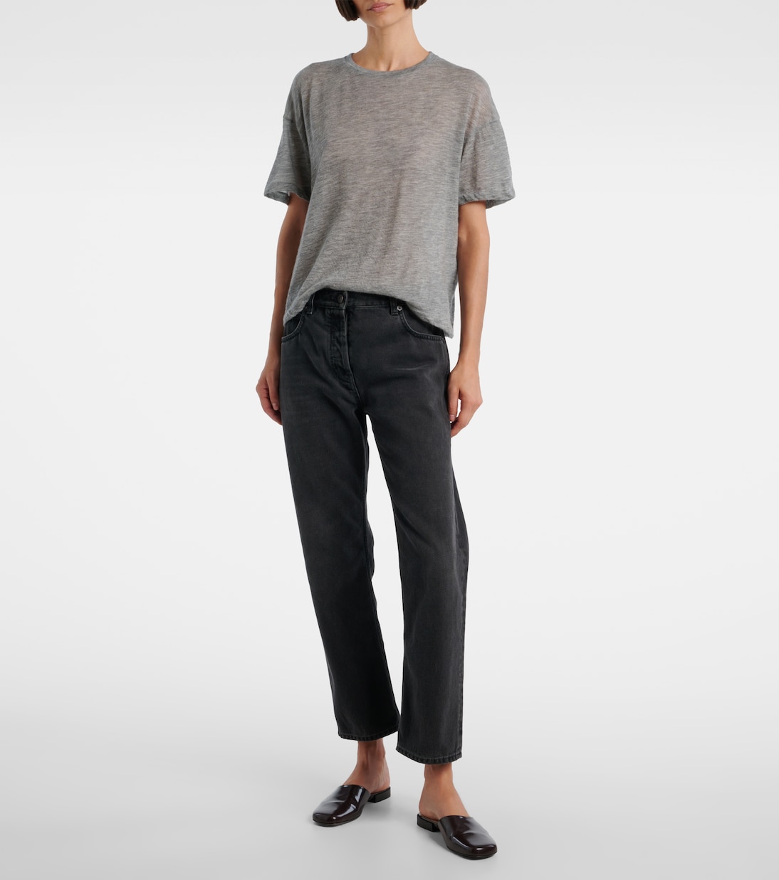 Mid-Rise Straight Jeans Riaco | The Row