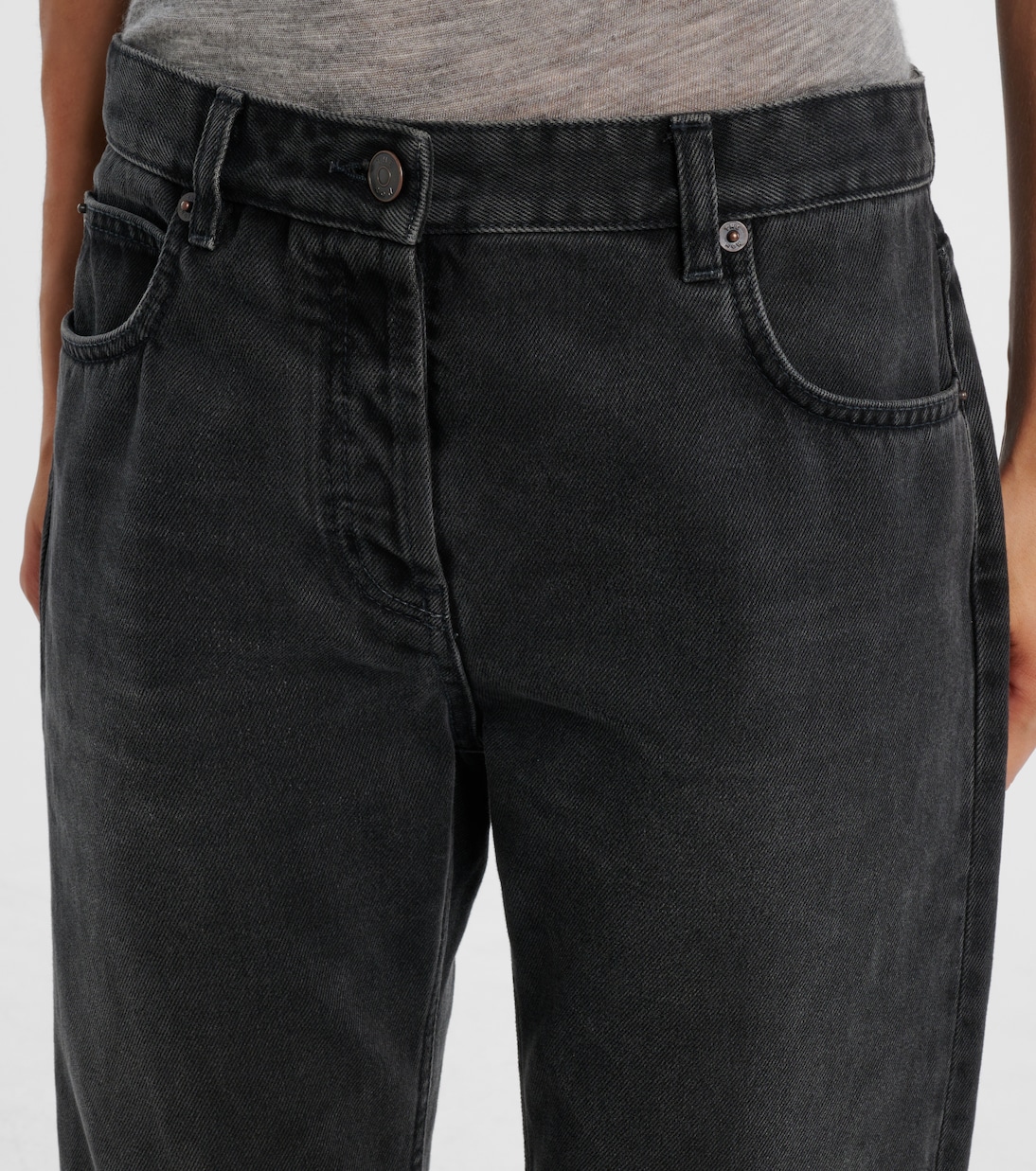 Mid-Rise Straight Jeans Riaco | The Row