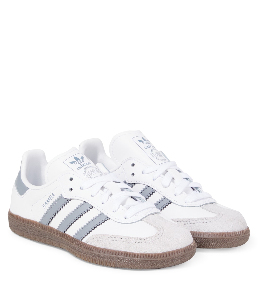 Samba suede-trimmed sneakers | Adidas Originals Kids