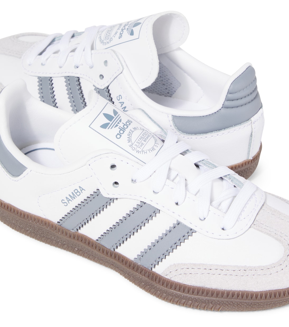 Samba suede-trimmed sneakers | Adidas Originals Kids