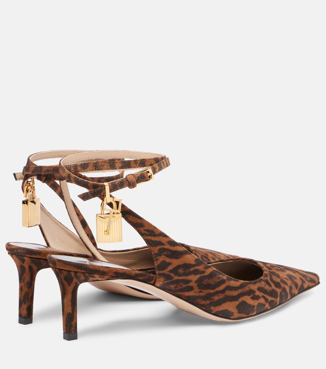 Padlock 55 suede slingback pumps | Tom Ford
