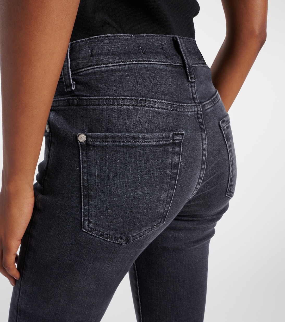 Mid-Rise Bootcut Flared Jeans | 7 For All Mankind