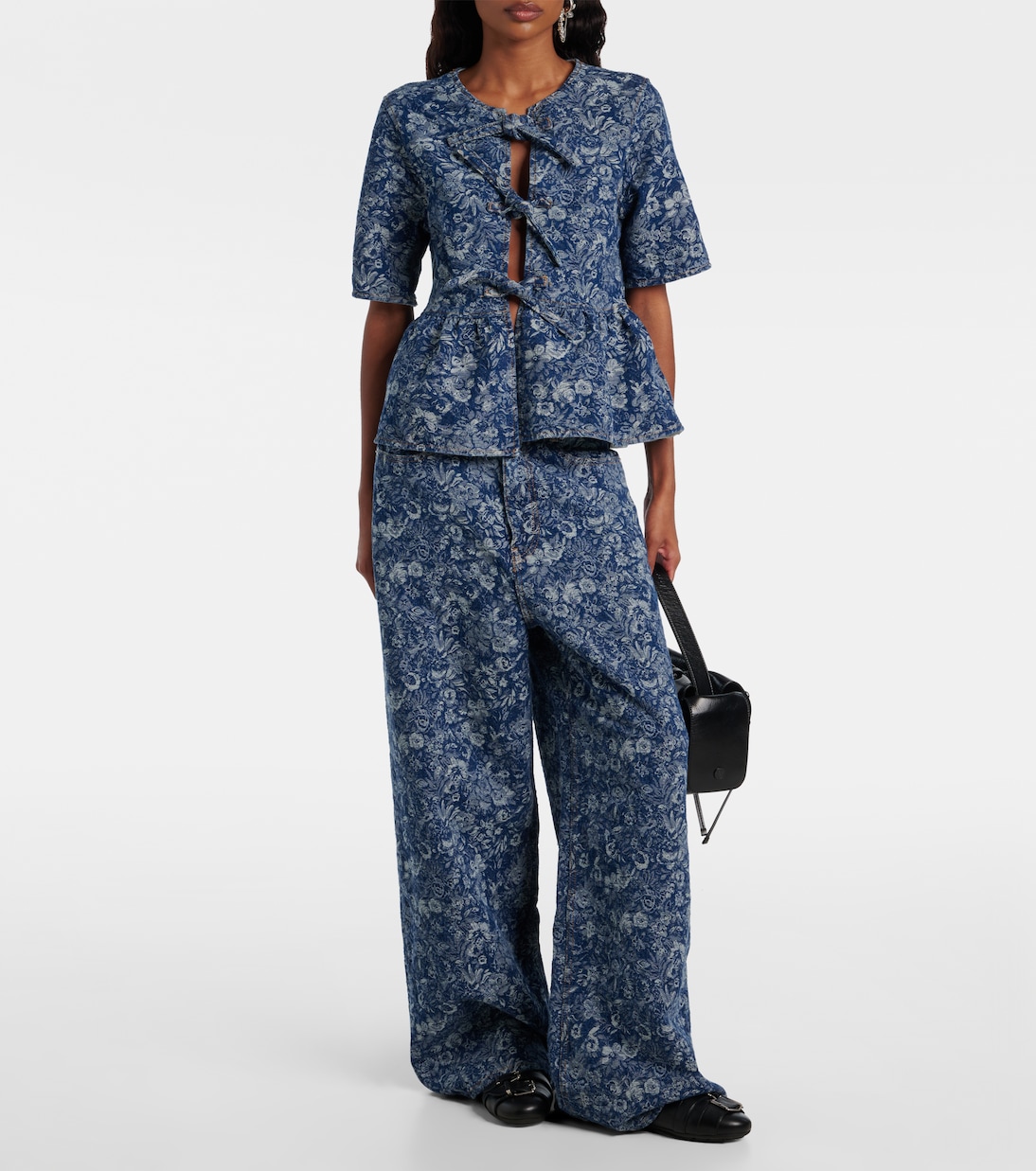 Top Tapestry aus Baumwolle | Ganni