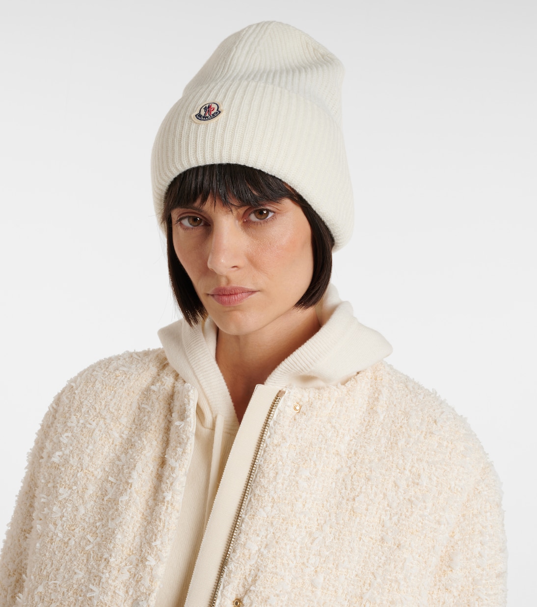 Berretto in lana vergine a coste | Moncler