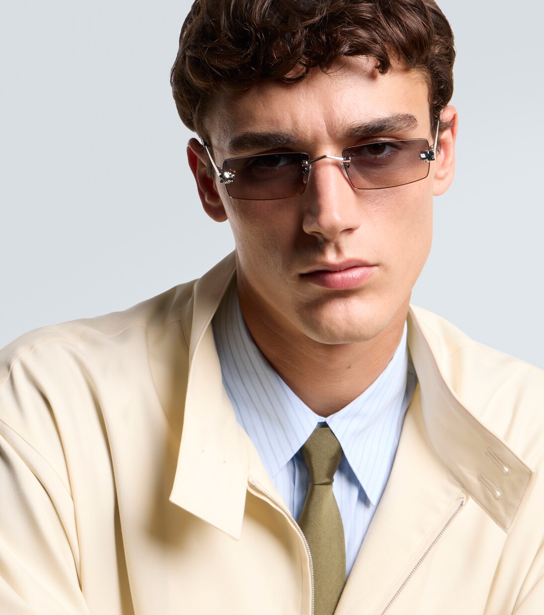 Eckige Sonnenbrille Panthère De Cartier | Cartier Eyewear Collection