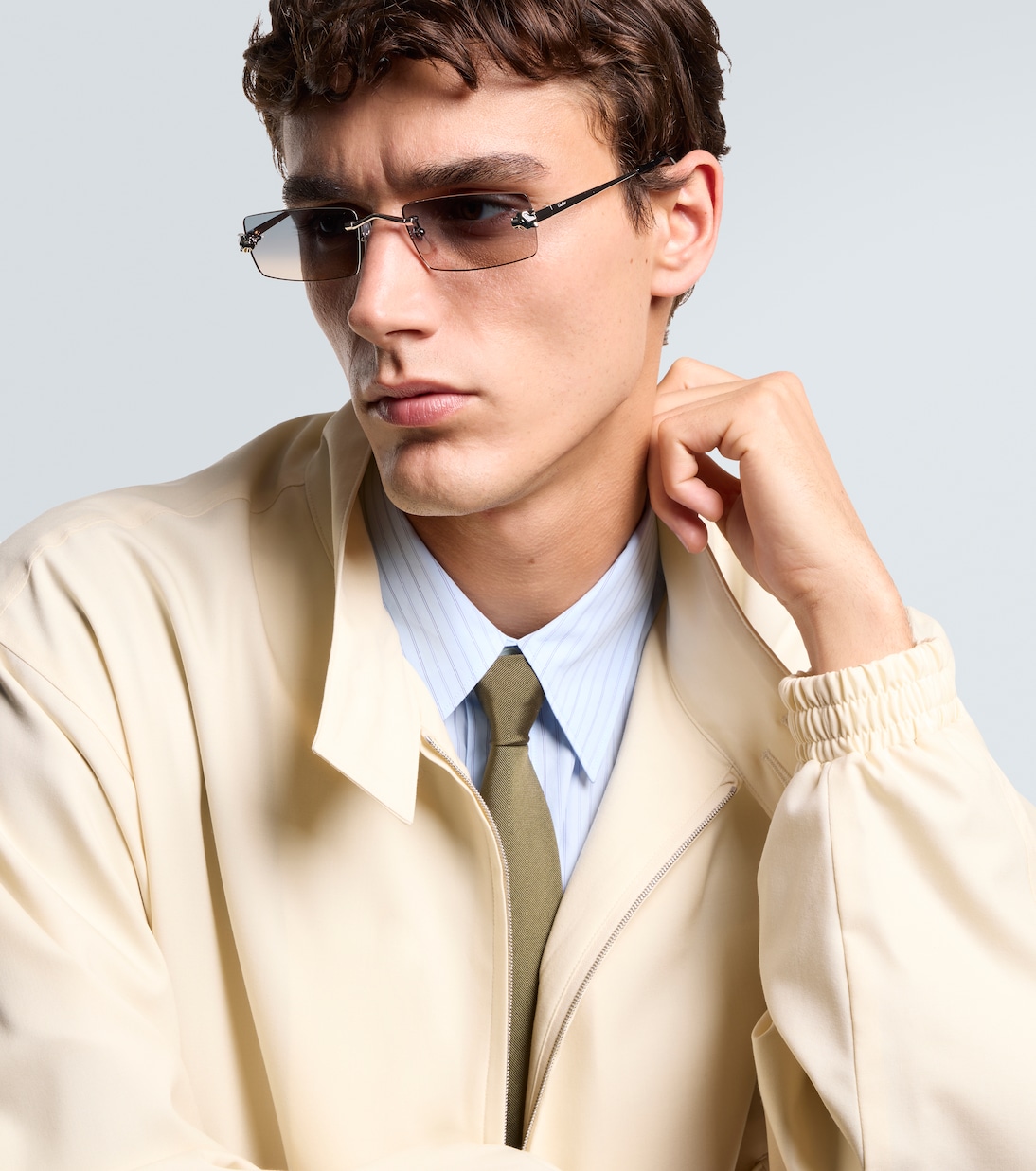 Eckige Sonnenbrille Panthère De Cartier | Cartier Eyewear Collection