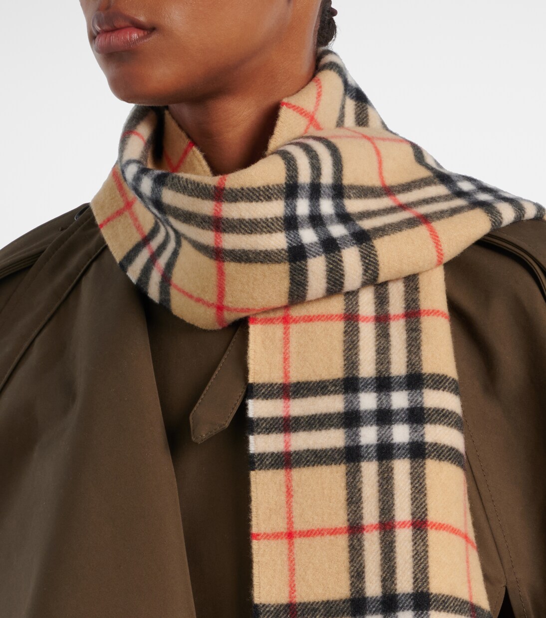 Burberry Check cashmere scarf | Burberry