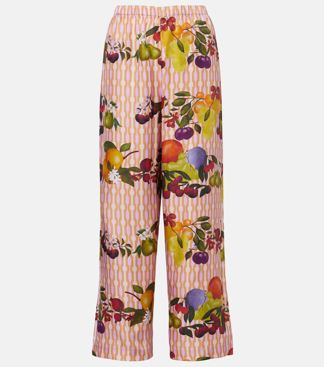 Hose Cannelle aus Seiden-Twill | Eres