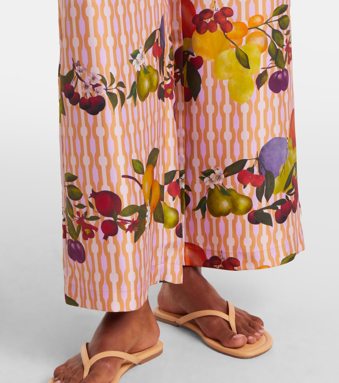 Hose Cannelle aus Seiden-Twill | Eres