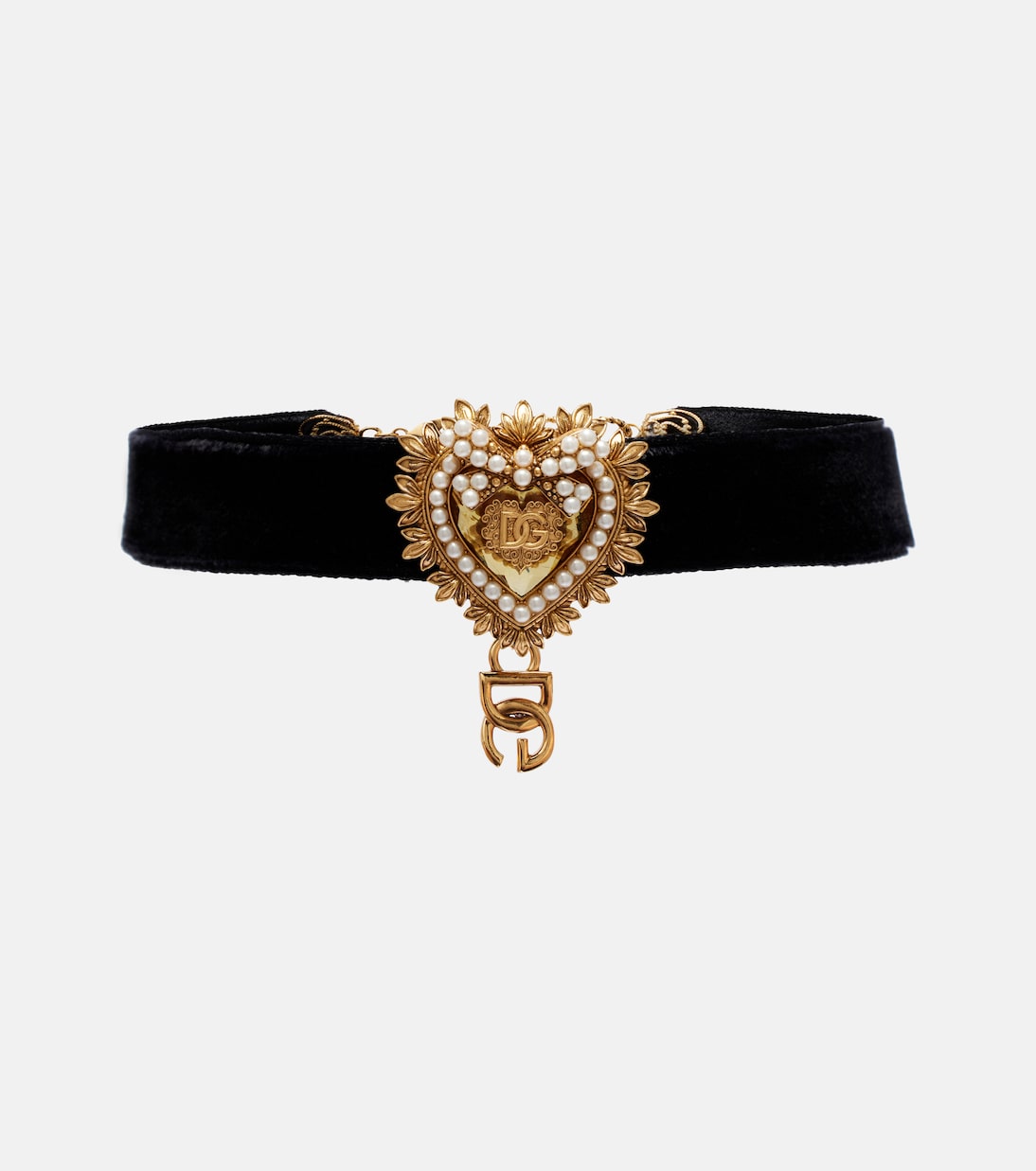 Choker Devotion aus Samt | Dolce&Gabbana