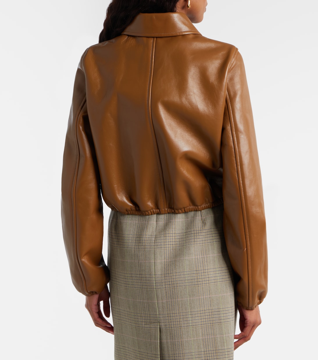 Leather bomber jacket | Gucci