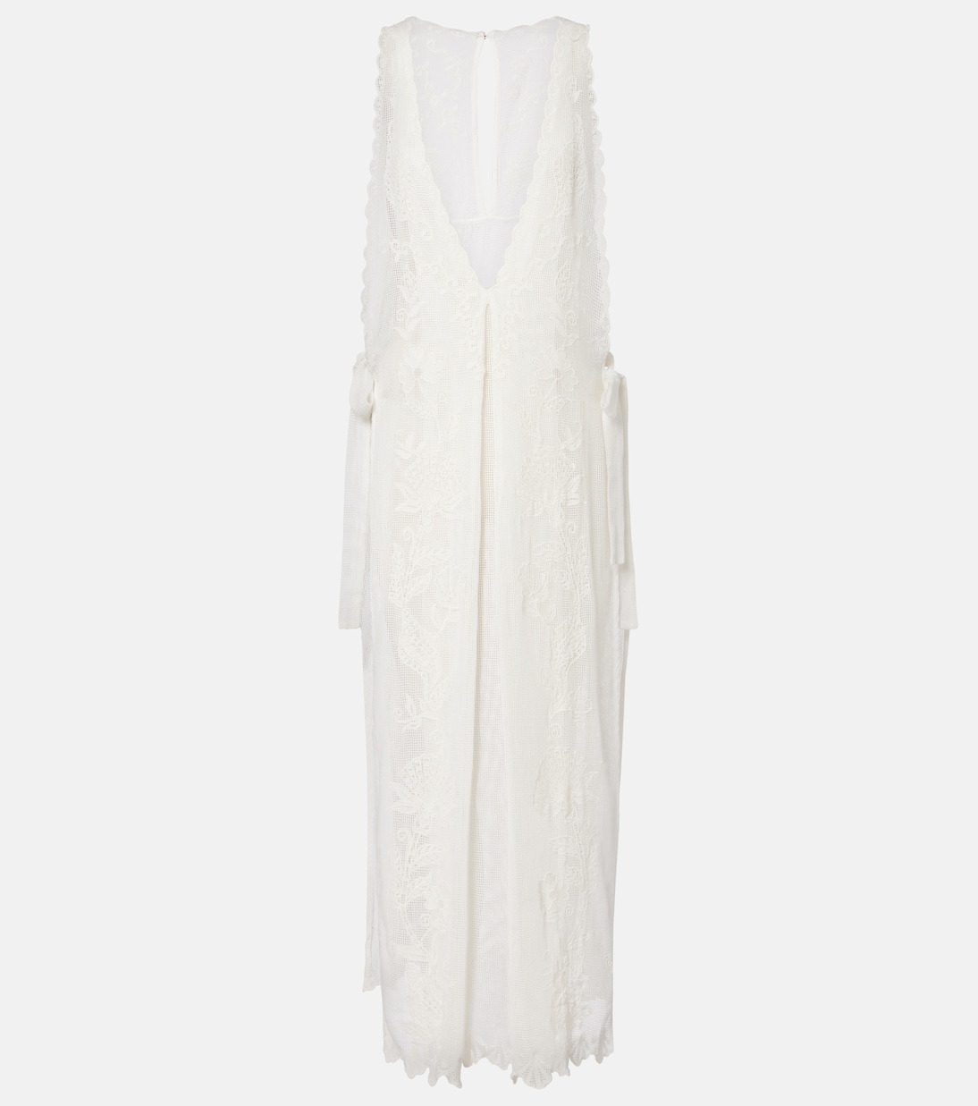 Sea Flowers embroidered cotton cover-up | Farm Rio