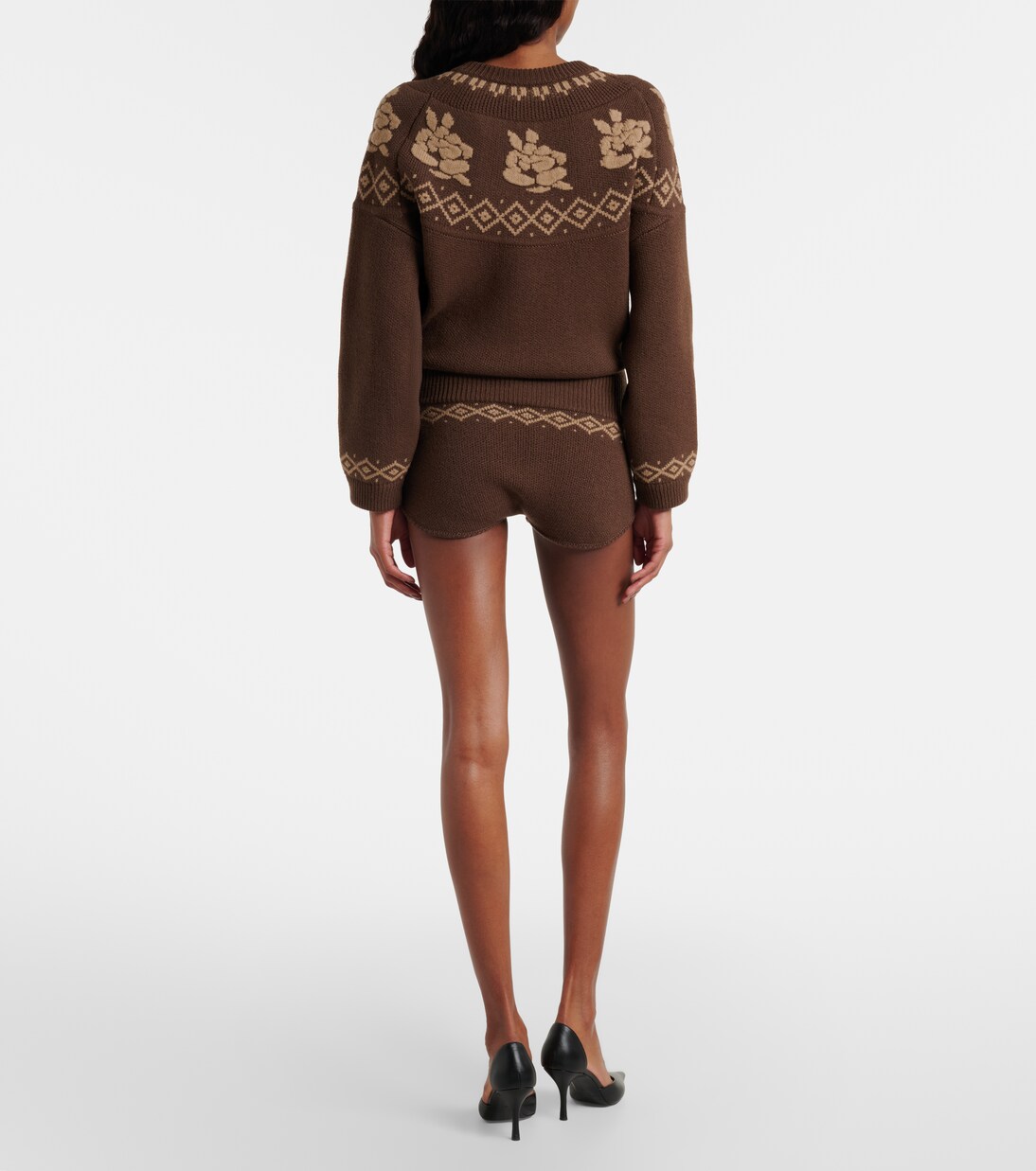 Shorts aus Woll-Jacquard | Magda Butrym