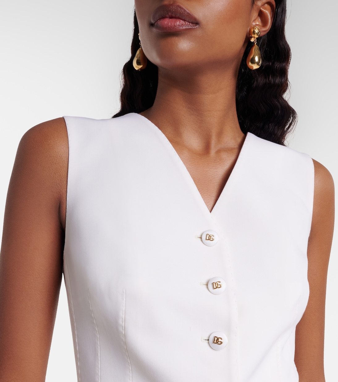 Wool and silk-blend vest | Dolce&Gabbana