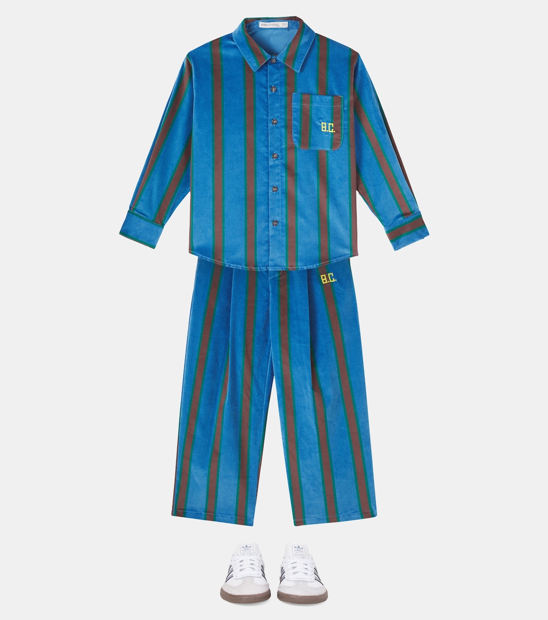 Striped cotton pants | Bobo Choses