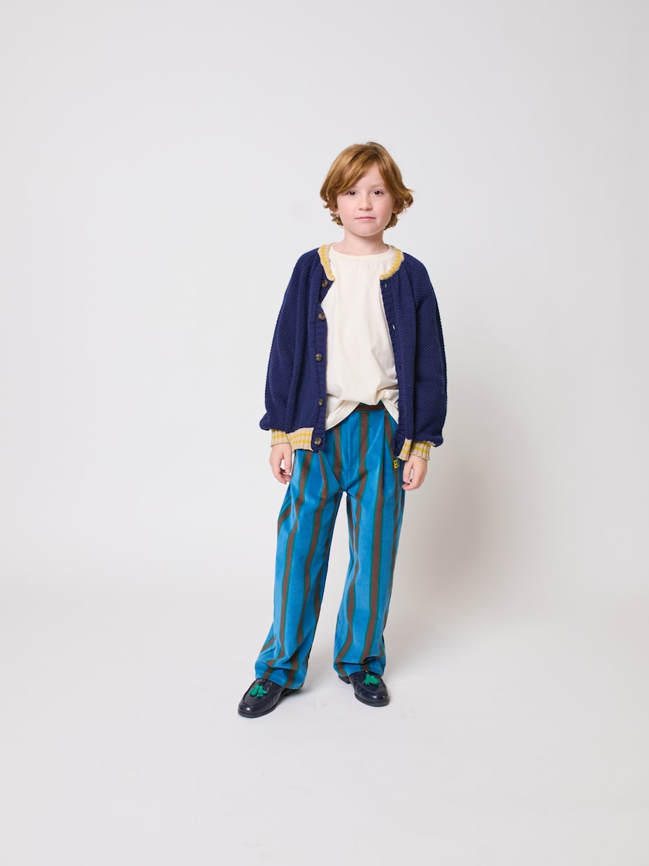 Striped cotton pants | Bobo Choses