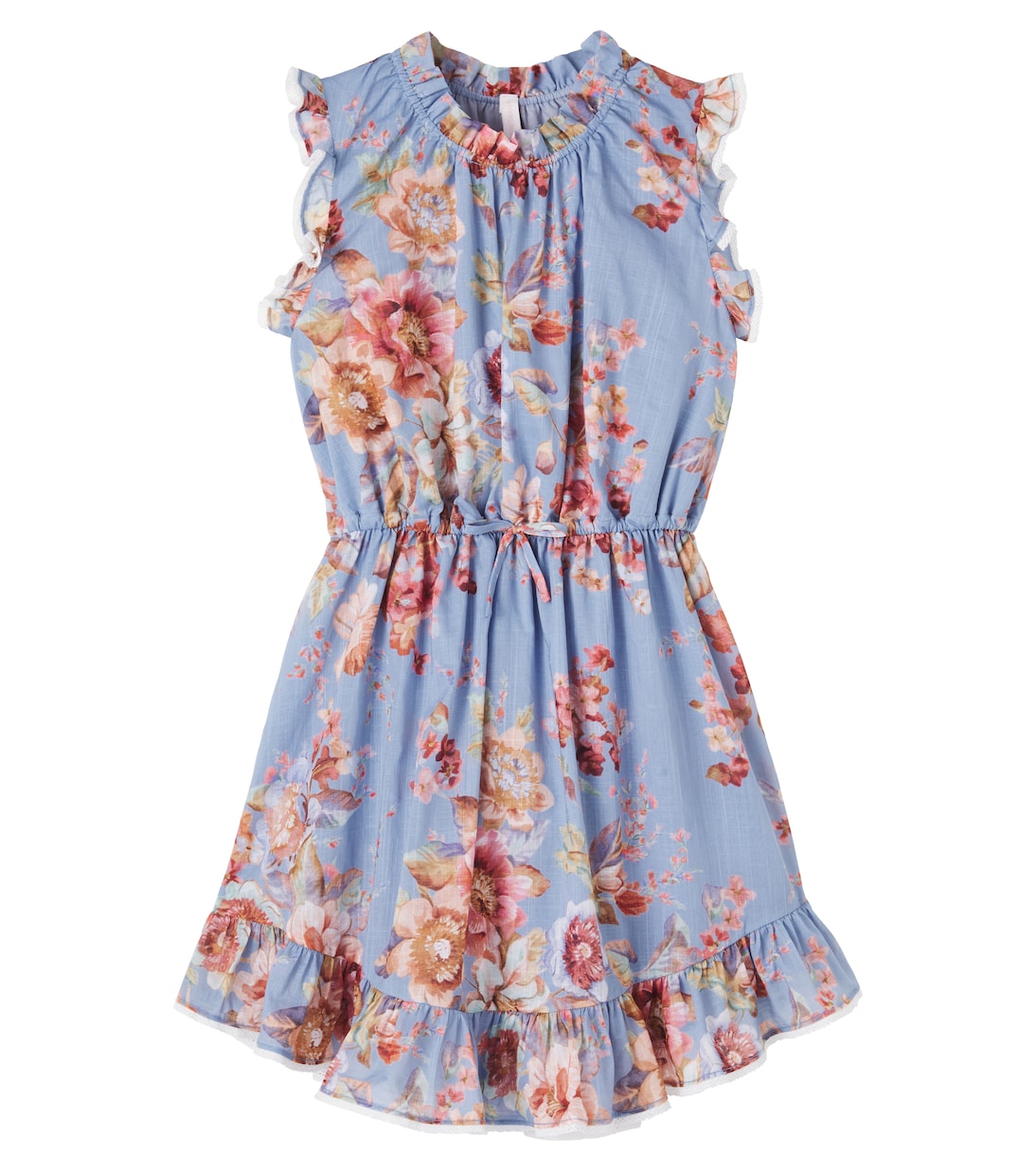 Abito Awaken in cotone con stampa floreale | Zimmermann Kids