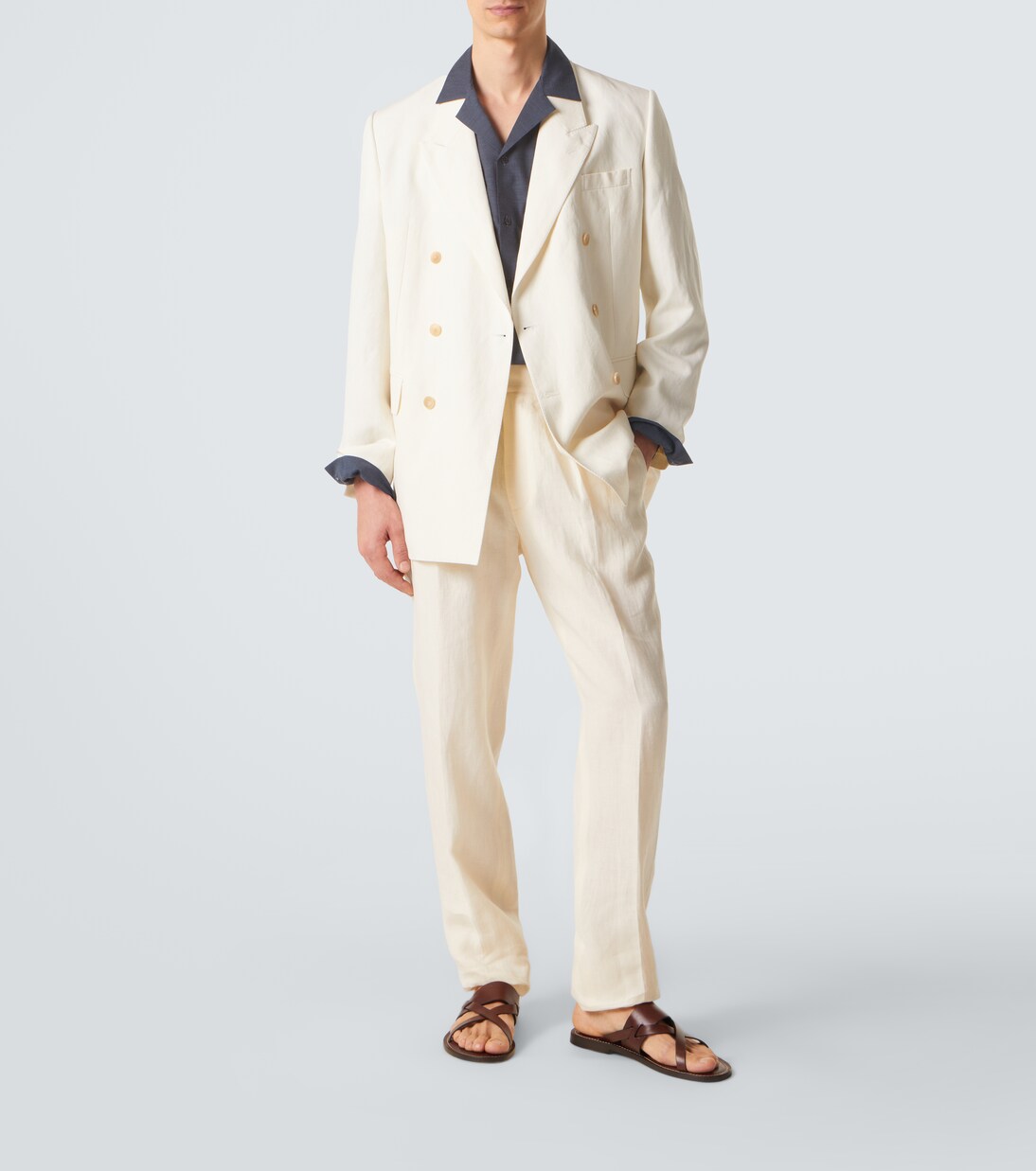 Safra cotton flannel shirt | Frescobol Carioca