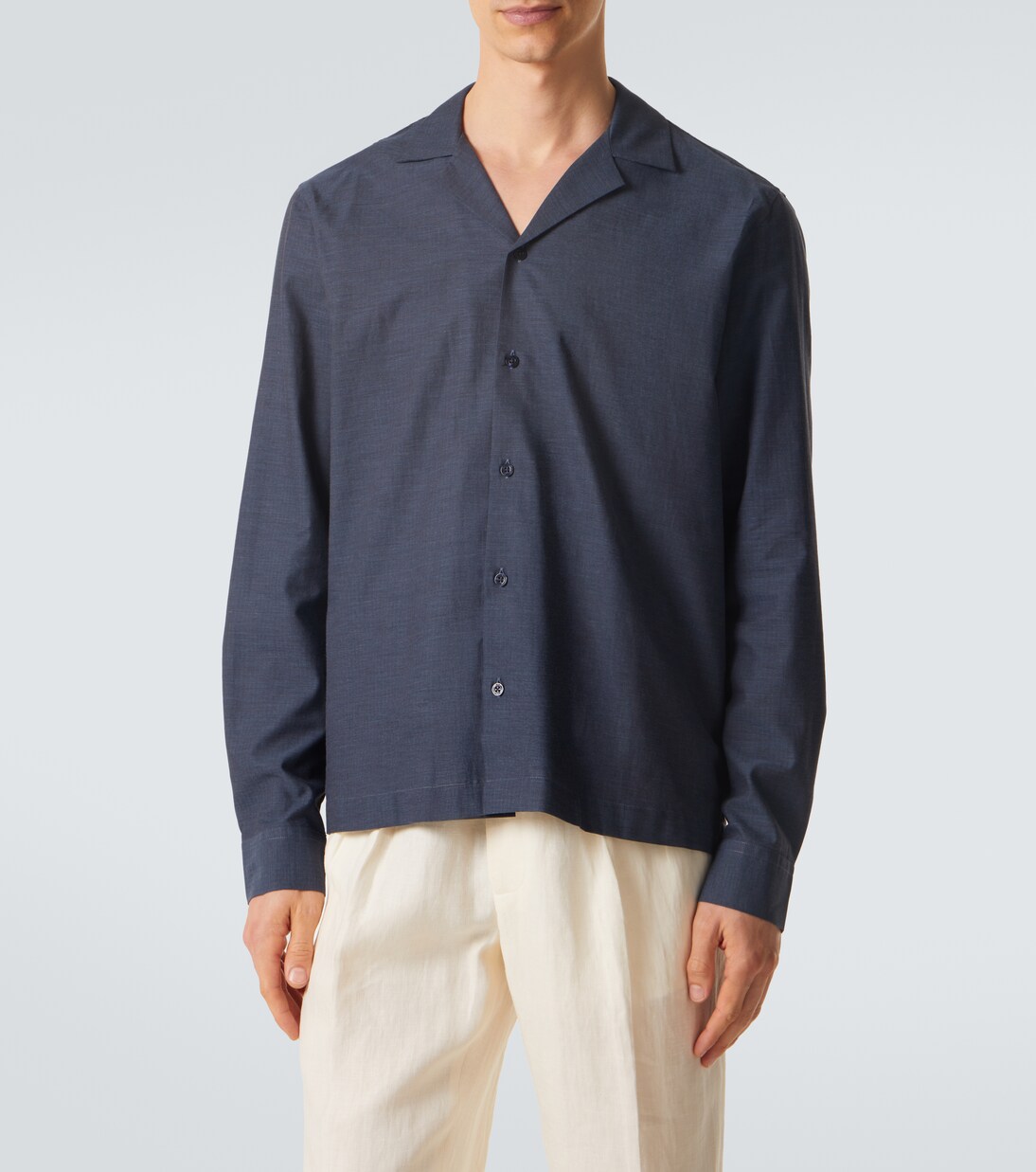 Safra cotton flannel shirt | Frescobol Carioca