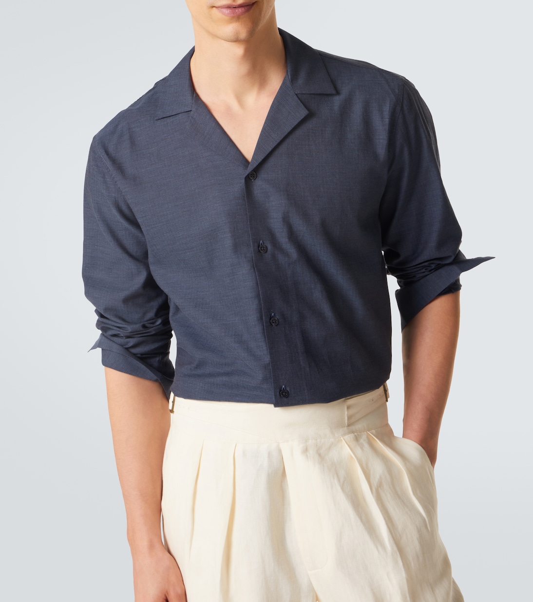 Safra cotton flannel shirt | Frescobol Carioca