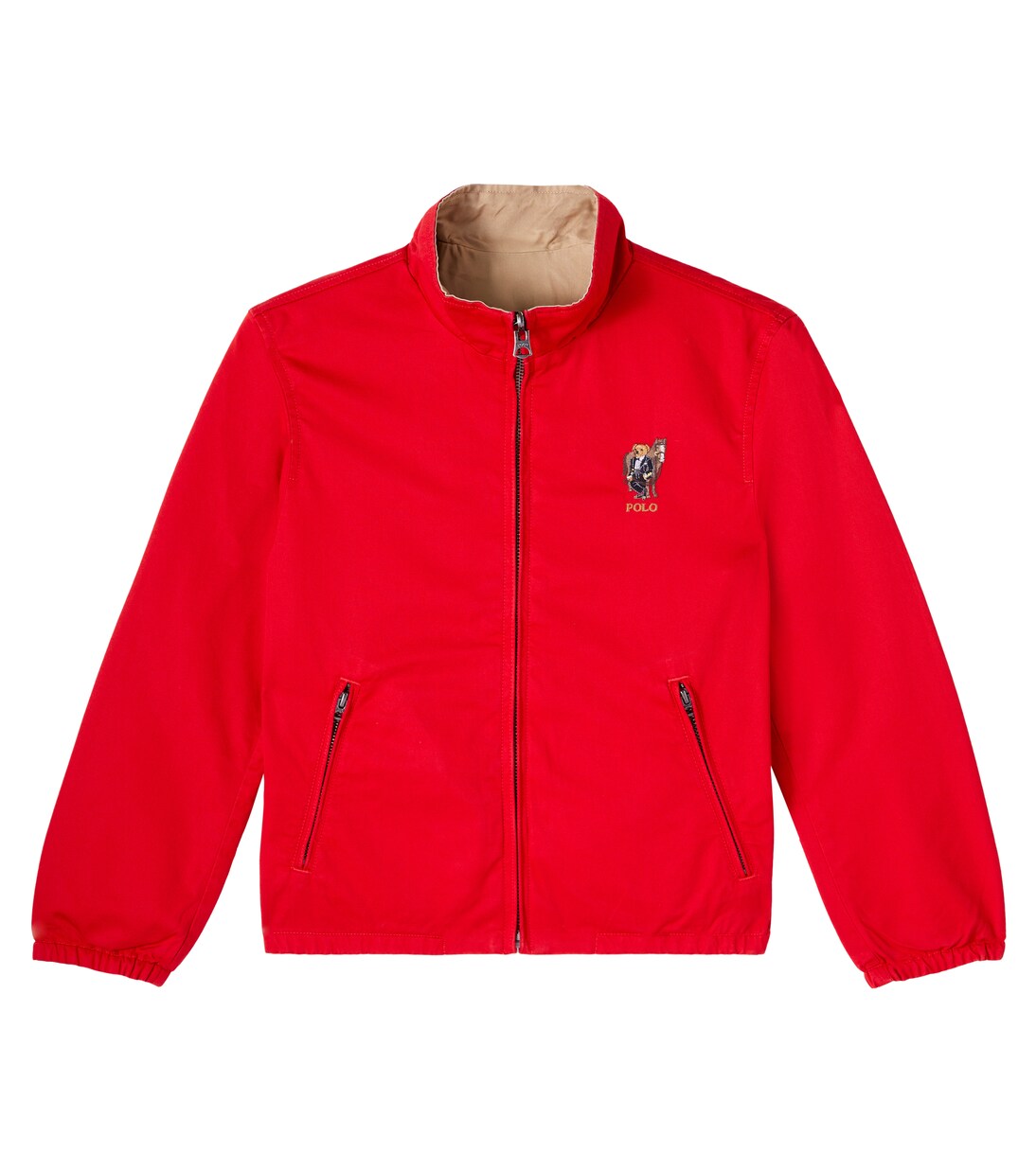 Reversible cotton jacket | Polo Ralph Lauren Kids