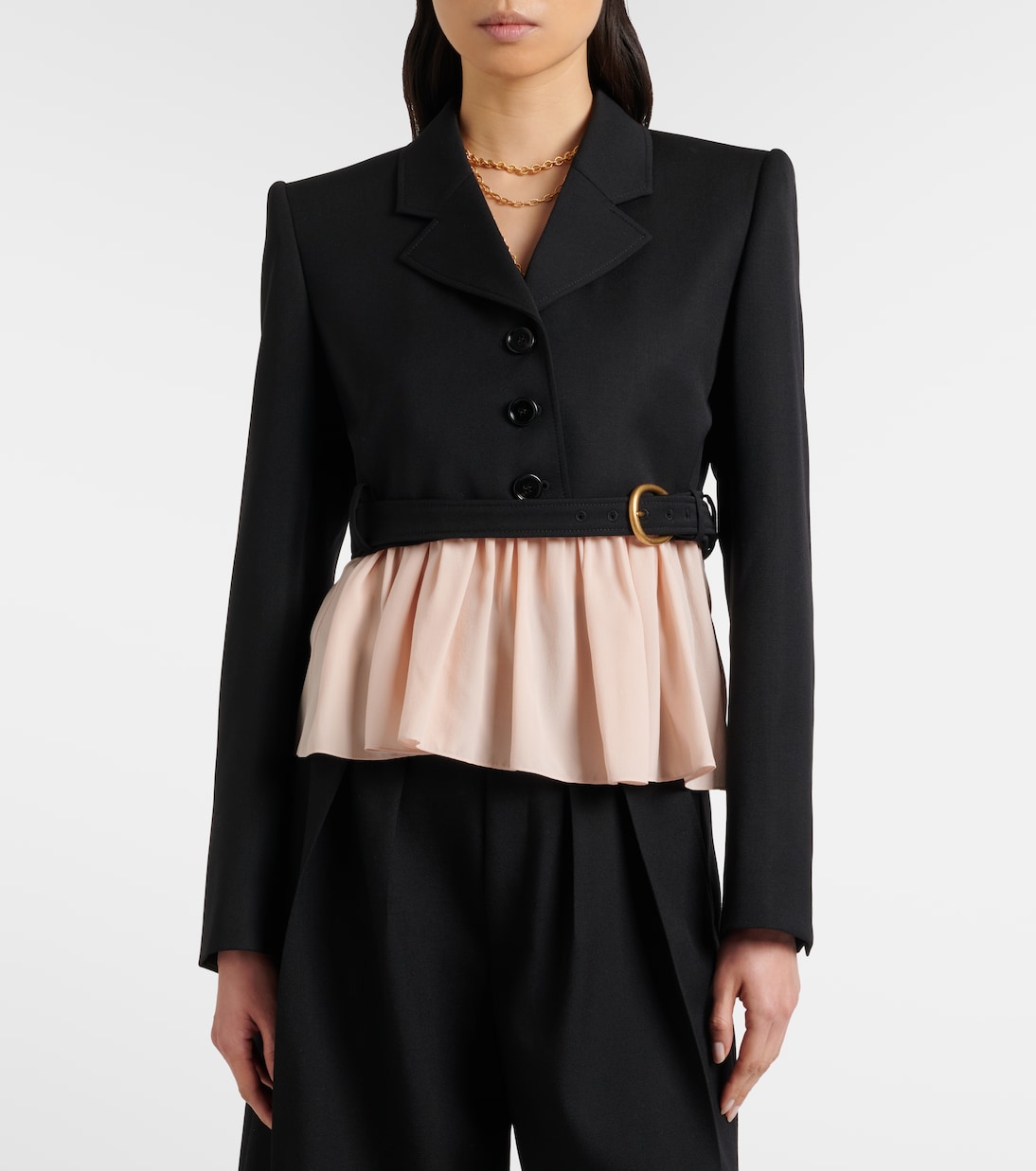 Cropped-Blazer aus Schurwolle | Chloé
