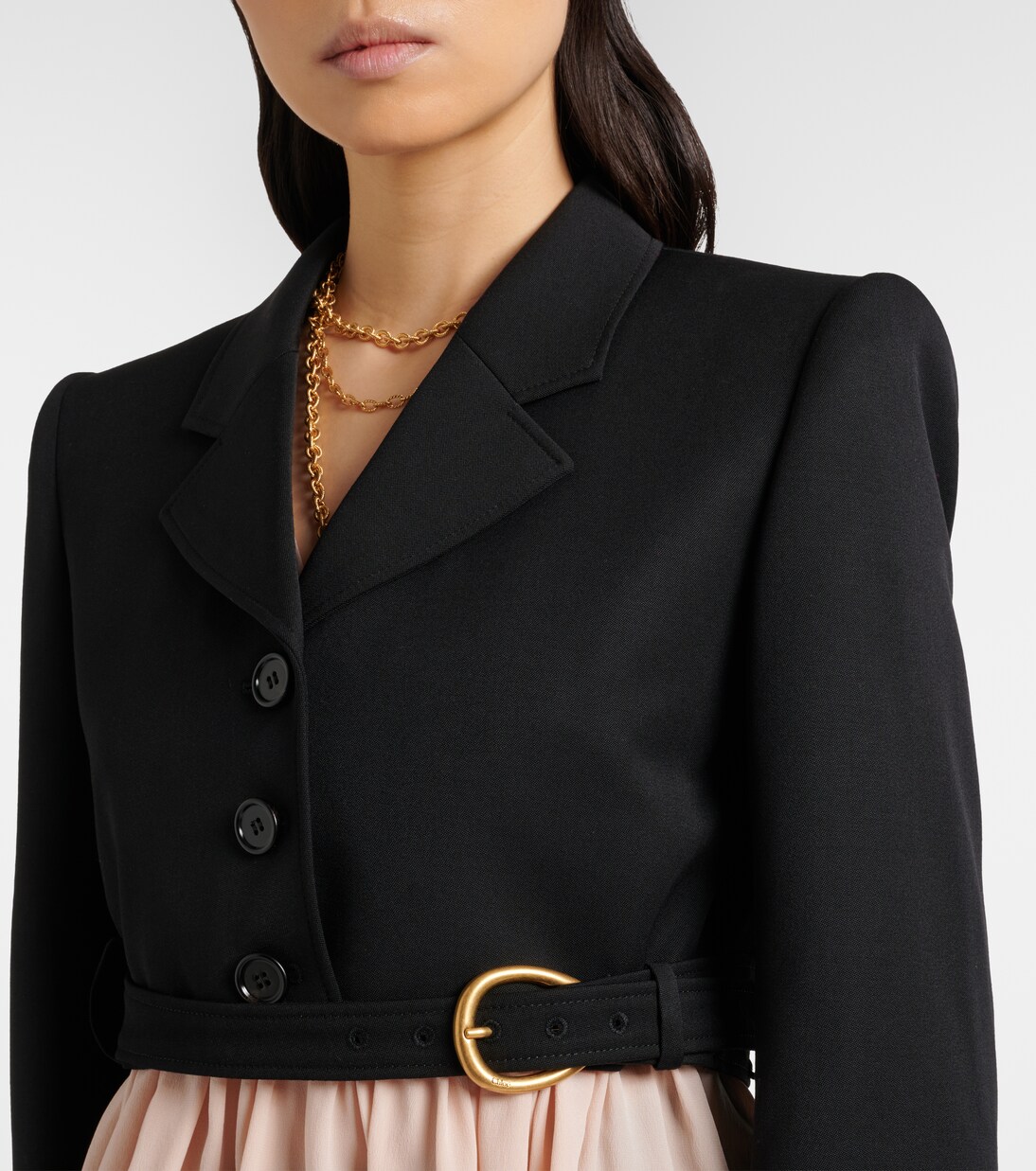 Cropped-Blazer aus Schurwolle | Chloé